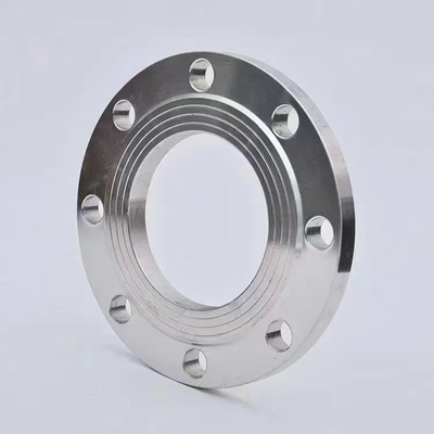 ASME Pn100 Dn100 ha forgiato lo slittamento piano della flangia del acciaio al carbonio sul collo alzato della saldatura del fronte