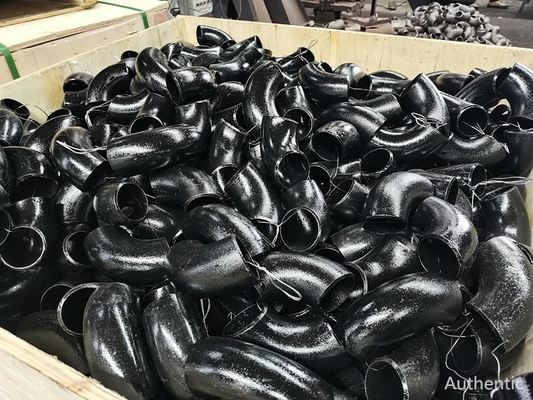 Gomito 45 di acciaio al carbonio gomito della saldatura testa a testa di 90 gradi per l'installazione della conduttura