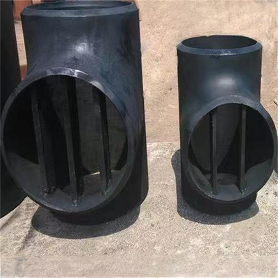 Ansi A860 Wphy Riduttore Barred Tee Nero Pittura Butt Weld