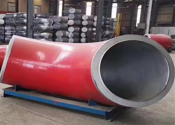 gomito di acciaio al carbonio 1.5d raggio di lunghezza 90 gradi Asme Astm A234 Wpl6