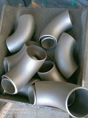 R1 R1.5 ss sgomitano 90 gradi un tubo d'acciaio A234 Wpb Grey Painting Butt Weld da 45 gradi