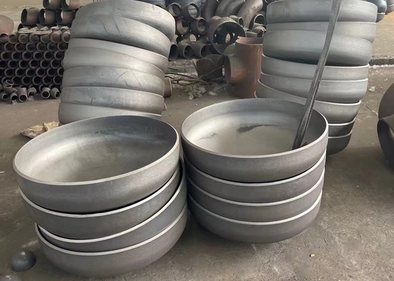 SCH10 ha galvanizzato il cappuccio del tubo del acciaio al carbonio che sabbia la pittura nera SCH20 SCH30 SCH40