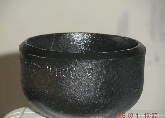 L'estremità senza cuciture del cappuccio del tubo del acciaio al carbonio di Q345 Q235 ha saldato