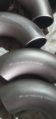 Acciaio al carbonio certificato ISO gomito Astm A234 Wpb 60 gradi