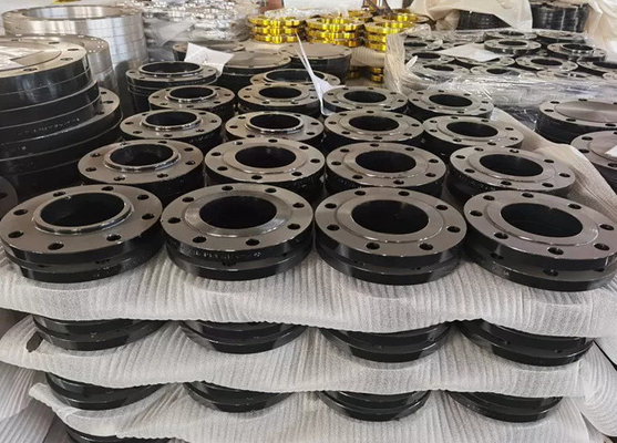 L'OEM ASTM A105 ha forgiato le flange che d'acciaio SCH80 arrugginiscono superficie dell'olio della prova