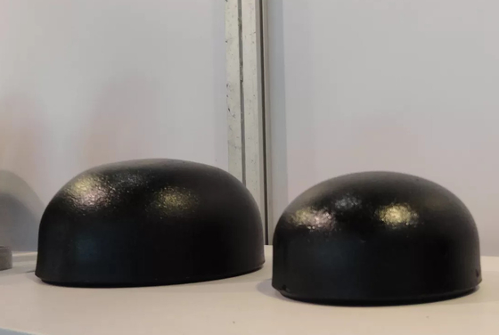 la vernice ha dipinto il nero senza cuciture 1/2» - 72inch del cappuccio del tubo del acciaio al carbonio di Hdg
