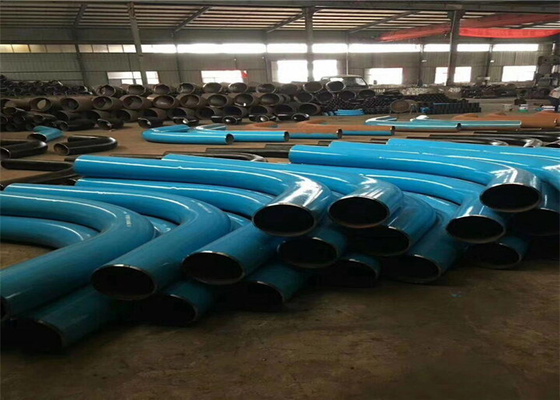 le curvature di tubo del acciaio al carbonio 1D 2D 6&quot; 8&quot; hanno galvanizzato gli accessori per tubi SCH80