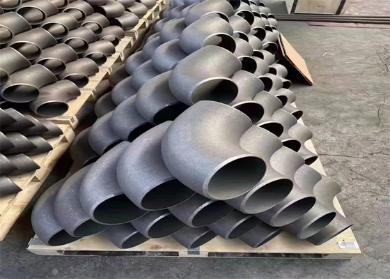 90 gradi hanno forgiato l'olio nero del gomito ASTM A860 WPHY 60 a 8 pollici d'acciaio galvanizzato