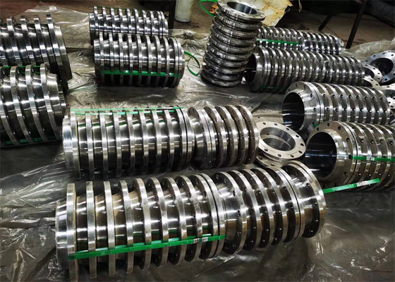 Il metallo SS400 di TG RJ della flangia del acciaio al carbonio di A105 A106 ha forgiato la saldatura