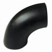 Curvature di tubo a 24 pollici fondenti di programma 40 pittura del nero di 90 gradi