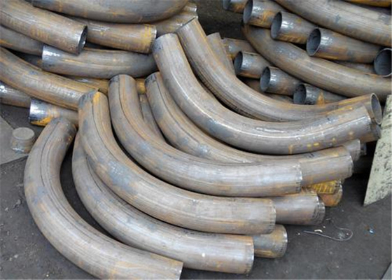 La curvatura di tubo del acciaio al carbonio ST35.8 galvanizza i montaggi del petrolio e del gas di trattamento termico