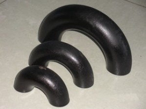 Curve per tubi in acciaio verniciato nero per petrolio
